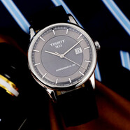 【二手95新】天梭(TISSOT)經(jīng)典豪致系列自動(dòng)機械41mm男士手表瑞士手表二手鐘表男表回收鑒定 灰盤(pán)-皮帶T086.407.16.061.00