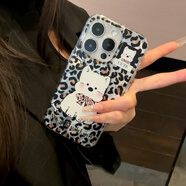 尚閃千適用于vivoY36手機殼IQOOZ8豹紋小狗Neo7可愛(ài)手鏈X100鏡頭加高防磨S15硅膠軟邊防摔Y200新款 【豹紋西高地-單殼】 IQOONeo5SE/IQOOZ5