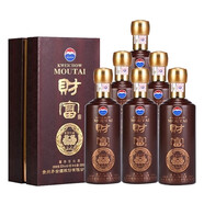 茅臺（MOUTAI）2020年茅臺財富酒 53度500ml醬香型白酒禮盒裝 53%vol 500mL 6瓶 財富貴賓珍藏整箱
