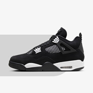 NIKE耐克Air Jordan 4 Retro AJ4黑白 雷公 男子中幫復(fù)古籃球鞋 FQ8138-001 42