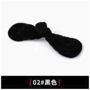初玨盤(pán)扣扣子傳統中式手工絲絨琵琶旗袍紐扣民族風(fēng)女復古裝飾唐裝輔料 黑色 5顆 約9.5*2.6cm