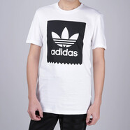 阿迪達(dá)斯 （adidas）三葉草男裝 印花大logo時尚透氣短袖運動舒適T恤FM9966 Z BR4991 XL