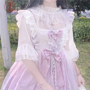 閃動(dòng)少女（SHANDONGSHAONV）洛麗塔甜美蓬蓬裙2020新款夏季日系少女感印花公主裙吊帶連衣裙女