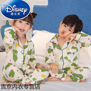 G.duck兒童睡衣男童純棉春秋季薄款長(cháng)袖卡通小男孩女童中大童家居服套裝 A7815#恐龍 8碼【高100-110CM重26-33斤】