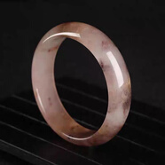 圣璃天然新疆和田金絲紫羅蘭玉石手鐲玉鐲子飄花真玉 56-57(聯(lián)系客服備注顏色)