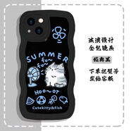 慕文 真我Realme手機(jī)殼波浪紋硅膠軟殼吹風(fēng)扇波浪紋網(wǎng)紅男女款個(gè)性創(chuàng)意全包防摔保護(hù)套 波浪黑-吹風(fēng)扇貓咪 oppo K1/R15X