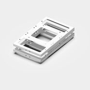 方糖機械大師C34Pro機箱專(zhuān)用配件 鋁側板/豎裝顯卡外置/EATX托板/便攜提手 硬盤(pán)支架 C34PRO 白色