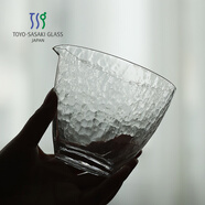 TOYO-SASAKI GLASS 【品牌官旗】日本進(jìn)口東洋佐佐木金邊玻璃公道杯熱水分茶器茶杯 金邊公道杯配4個(gè)六角金邊品茗杯