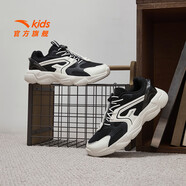 安踏【小燈塔】?jī)和\(yùn)動(dòng)鞋 黑/象牙白-7 37碼