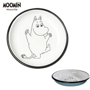 Muurla芬蘭Muurla姆明Moomin卡通家用搪瓷盤子大號可愛餐盤平盤西餐盤 姆明盤子18cm（底部藍(lán)色）
