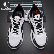 喬丹男鞋運動(dòng)鞋子男夏季跑步鞋男士透氣網(wǎng)面輕便休閑鞋慢跑鞋子旅游鞋 295白黑 42.5