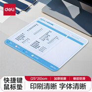 得力(deli)快捷鍵辦公游戲鼠標(biāo)墊 鼠標(biāo)墊小號(hào)辦公初學(xué)者電腦小白神器 鼠標(biāo)墊電競(jìng) LN105 藍(lán)色