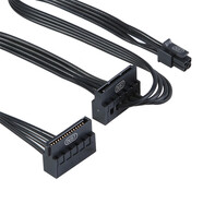 塵土 適用于dell Vostro成就3070 3670主板小6P轉硬盤(pán)SSD電源線(xiàn) SATA線(xiàn)顯卡機箱機箱硬盤(pán)電腦cpu風(fēng)扇 小4針轉出雙頭SATA 0.45米