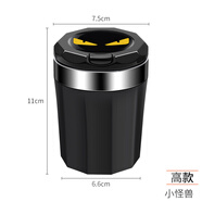 恒源森適用于24 23新款豐田賽那車載煙灰缸埃爾法塞納威爾法格瑞維亞 *亮黑款-小怪獸一按開蓋