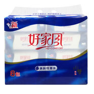 好家風(fēng)圓夢抽式面巾紙180mm*127mm*300張24包裝家用實惠裝面巾紙衛(wèi)生紙 8包