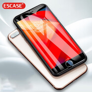 ESCASE適用蘋果8plus/7 plus鋼化膜iPhone8 plus/7 plus鋼化膜 高清非全覆蓋手機玻璃膜