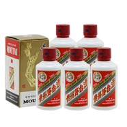 茅臺(tái)（MOUTAI）貴州茅臺(tái)酒 醬香型白酒 送禮 53度 100mL 5瓶 飛天茅臺(tái)小可愛(ài)