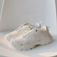 耐克（NIKE）女鞋老爹鞋2025秋季新款M2K經(jīng)典復(fù)古厚底運動休閑跑步鞋 DD9682-100白色3M反光 39
