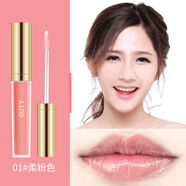 巧迪尚惠（Qdsuh）粉嘟嘟唇彩唇釉蜜不脫色持久保濕滋潤防水學(xué)生黨口紅 01柔粉色