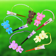 【5支裝】防丟失高爾夫Tee可愛(ài)公仔熊吊墜GOLF TEE 個(gè)性球座盒裝 每個(gè)顏色各1