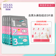 惑麗客惑麗客（Holika Holika）去黑頭鼻貼祛粉刺細致毛孔祛黑頭導出送男女朋友適用情人節(jié)紀念日 普通版 7g*5片