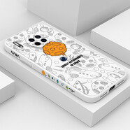 華為mate20/pro 新款手機殼 華為mate30/pro 防摔軟殼個(gè)性卡通潮牌全包保護套 古董白-飛翔宇航員黑字 華為mate20x 4G