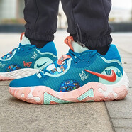 耐克（NIKE）男女鞋 PG 6  保羅喬治6代 實戰(zhàn)運動籃球鞋 DH8445-900 綠橙 38