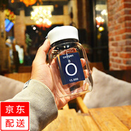 益馨榮 高鵬玻璃杯帶杯套 便攜女學(xué)生創(chuàng)意迷你小巧 清新可愛簡約韓版隨 氧元素(帶杯套) 350ml