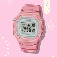 卡西歐（CASIO）手表運(yùn)動經(jīng)典復(fù)古方塊小方表學(xué)生F108WHC-7B 7A 1A 4A 2A 電子表 W-218HC-4A 【附加貼膜】