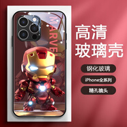 順璨蘋果14promax新款手機殼iphone16男款12mini漫威聯(lián)名11pm鋼鐵俠x TH019鋼鐵俠3D iPhone6s