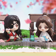 奧迪雙鉆天官賜福群像動(dòng)漫謝憐花城三郎手辦四時(shí)相伴盲盒不倒翁擺件玩具 天官賜福拆盒指定【春日CP】