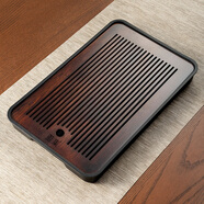 雅集茶具茶盤(pán)托盤(pán)家用現代簡(jiǎn)約小型瀝水儲水實(shí)木功夫茶具托盤(pán)竹茶托