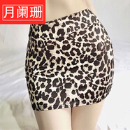尤柯鳥(niǎo)性感大碼裙miniol無(wú)內襯超短裙女包臀半身裙一步緊身短裙 豹紋 L碼（120-140件)