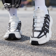 李寧（LI-NING）悟道籃球鞋女年秋季新款 韋德悟道女子輕便休閑籃球運(yùn)動鞋 AGBQ03 乳白色/標(biāo)準(zhǔn)黑AGBQ036-2 37.5