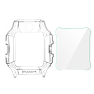小天才酷學(xué)適用小天才電話手表Z6A透明保護(hù)殼套Z8/Z6/Q2A/Z7防摔刮Y8硬殼Z9 透明殼透明+鋼化膜2張 D1S/Q1C/Q1R/Y7/Z2/Y06