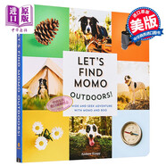 Lets Find Momo Outdoors尋找莫莫2 讓我們找到戶外的Momo 英文原版紙板書A Hide-and-Seek Adventure with Momo