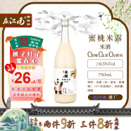在江南 蜜桃米露 女生甜米酒酿 750mL 0.5度 苏州特产 熊猫同学联名