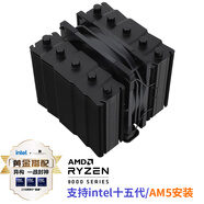 Thermalright(利民)Silver Soul 110 BLACK 黑魂 CPU風冷散熱器 110高度 5熱管雙塔全電鍍回流焊 SS110 BLACK