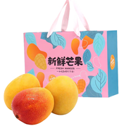 青尊園海南澳芒芒果 樹上熟鮮果當季整箱水果蘋果芒特產(chǎn)水果禮盒裝 9斤精美禮盒裝
