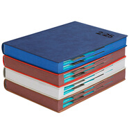 朗捷（longe）365天日程本每日計劃本效率手冊2026年日歷記事本馬年年歷本筆記本本子定制 藍色（2026年單本）