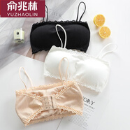俞兆林抹胸式內(nèi)衣女無(wú)鋼圈白色薄款聚攏小裹胸學(xué)生防走光文胸性感胸罩 GX 膚色1件 均碼 （80-130斤）