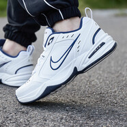 耐克（NIKE）跑步鞋 男鞋 2025秋新款運動(dòng)鞋AIR緩震休閑鞋氣墊老爹鞋跑步鞋 白藍老爹鞋/全掌AIR緩震 40 (內長(cháng)250mm)