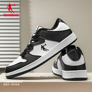 喬丹男鞋板鞋冬季小白鞋新款復古低幫休閑鞋潮流經(jīng)典透氣運動(dòng)鞋子男女 黑白熊貓-喬丹白/黑色 39