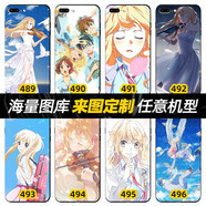 HERONSWING動(dòng)漫手機(jī)殼二次元蘋果iphone三星vivo華為榮耀oppo小米紅米魅族 四月是你的謊言-有馬公生-宮園薰 鋼化玻璃殼（支持任意機(jī)型）