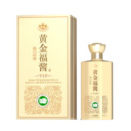 黃金酒醬酒 53度 貴州茅臺鎮(zhèn) 醬香型白酒 禮盒裝 黃金福醬V15 單瓶裝 500ml