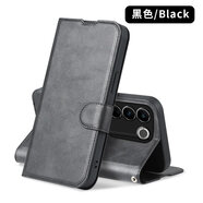 古藝涵vivo步步高s15s17e手機殼錢包式s12s17s10pro真皮套翻蓋s7s7t保護套防摔 【紳士黑】【吸附磁扣】真皮套 vivo S16