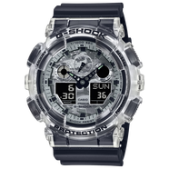 卡西歐（CASIO）潮牌GA-100表簡約運動表現代石英手表GA100RC男表 ga100skc-1a