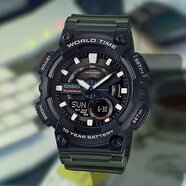 卡西歐（CASIO）卡西歐森林人表經(jīng)典復古網(wǎng)紅手表帆布男FT-500WC-3B/5B/1B 石英表 AEQ-110W-3A