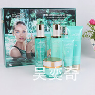 加瑪麗（JiaMaLi）玻尿酸補水套裝 滋潤遮瑕護膚品 女士面部護理 玻尿酸高濃度五件套