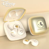 迪士尼（Disney）無線藍(lán)牙耳機(jī)半入耳式高顏值女生可愛學(xué)生款長續(xù)航降噪不漏音時(shí)尚潮流 Q8 香奈兒金